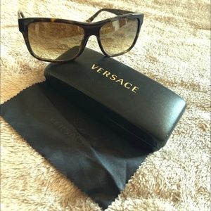 Versace Tortoiseshell Sunglasses